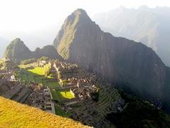 227 View from Inca Trail to Sun Gate Machu Picchu Peru