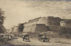 Bala Hissar Fort in 1910