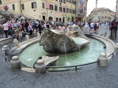 Fontana della Barcaccia in Rome