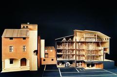 Model of the Pedini silk mill in the Industrial Heritage Museum in Bologna