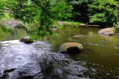 Ohře River near Svatošské Rocks, Karlovy Vary District