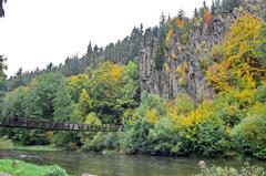 Svatošské skály rock formation in Karlovy Vary region