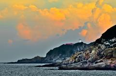 Cape D'Aguilar Lighthouse at Dusk in Hong Kong