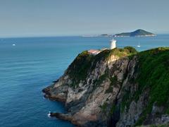 Cape D'Aguilar Lighthouse against a clear sky