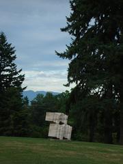 Sculpture 'For the botanical garden' by Hiromi Akiyama in VanDusen Botanical Garden, Vancouver