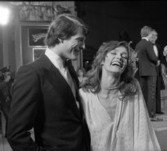 Christopher Reeve and Margot Kidder at Superman premiere