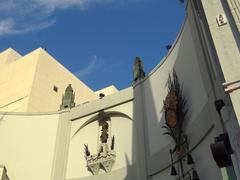 Detail of Facade of Grauman's Chinese Theater in Hollywood