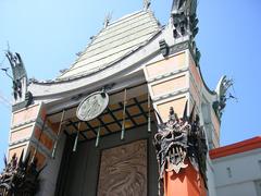 Chinese Theater in Hollywood at dusk