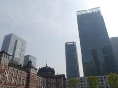 Marunouchi and Tokyo Central Station at night