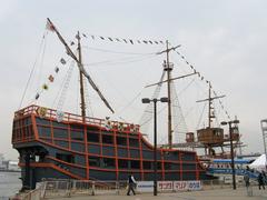 sightseeing ship Santa Maria in Osaka harbor