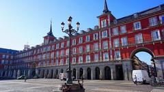 Casa de la Carnicería facade at Plaza Mayor in Madrid