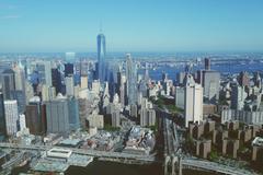 Lower Manhattan aerial view