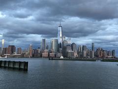 Freedom Tower under a silver sky