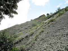 Natural Monument Branické skály view from the base to the summit