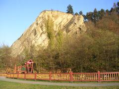 Braník rocks and playground in Prague