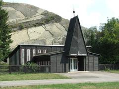 Small wooden church of Evangelical Church of Czech Brethren in Prague - Braník, Czechia