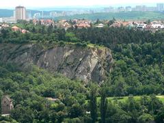 Braník rocks in Prague