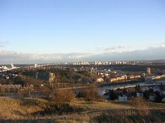 View of Braník from Děvín in Prague