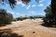 View from Pnyx Hill in Athens, Greece