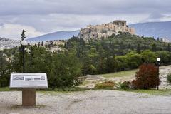 Plateau of Pnyx in Athens, Greece