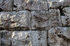 Retaining wall of Pnyx III in Athens