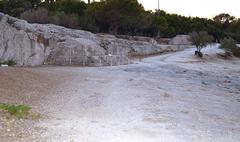 Photo of the Bema, a historic monument in Pnyx, Greece