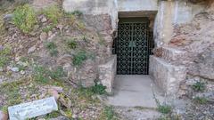 Entrance to the Fountain of the Pnyx in Athens, Greece