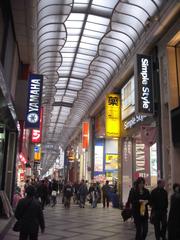 Shinsaibashi shopping street in Osaka, Kansai Region