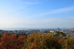 View of Ise Bay from an observation deck