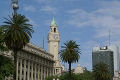 view from Plaza de Mayo in Buenos Aires Argentina