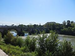 Ponte Milvio Bridge in Rome