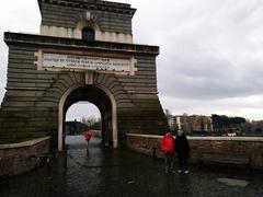 End of route at Ponte Milvio in Rome