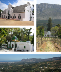 Compilation of images of Constantia in Cape Town