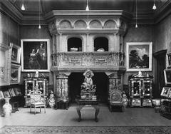 Interior with paintings at Lord Strathcona's residence