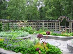 herb garden at Alaska Botanical Gardens