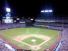 Coors Field during Todd Helton's final home game