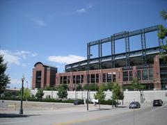 Coors Field exterior in Denver, Colorado