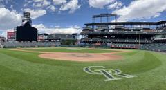 panorama of Coors Field taken in 2022