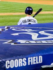 Troy Tulowitzki in Colorado Rockies dugout