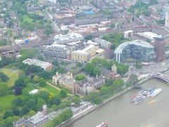 Aerial view of Lambeth Palace