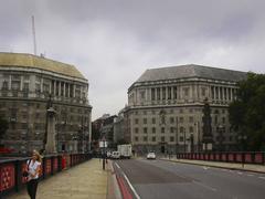 Imperial Chemical House and Thames House viewed from Lambeth Bridge