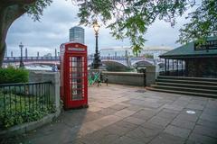 K6 Telephone Kiosk on Lambeth Palace Road in London