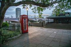 K6 Telephone Kiosk in Lambeth Palace Road, Albert Embankment