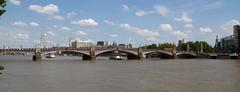 Lambeth Bridge over the Thames River in London