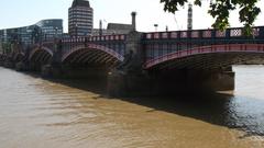 Lambeth Bridge in London over the River Thames