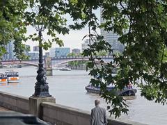 Lambeth Bridge from St Thomas' Hospital Terrace