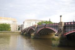 Lambeth Bridge in London over the River Thames