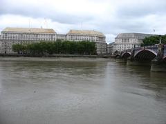 Lambeth Bridge over the River Thames in London