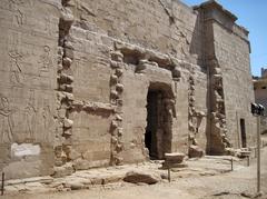 Rear view of the pronaos of the Khnum Temple in Esna, Egypt