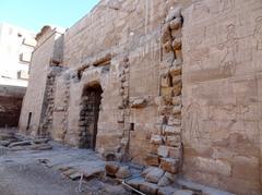 rear view of the Pronaos of the Temple of Esna from Roman times, Egypt